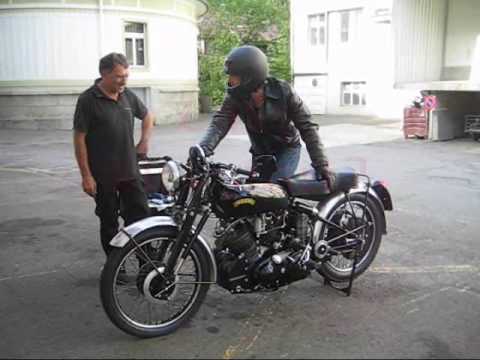 Motorcycle Vincent Black Shadow 1954
