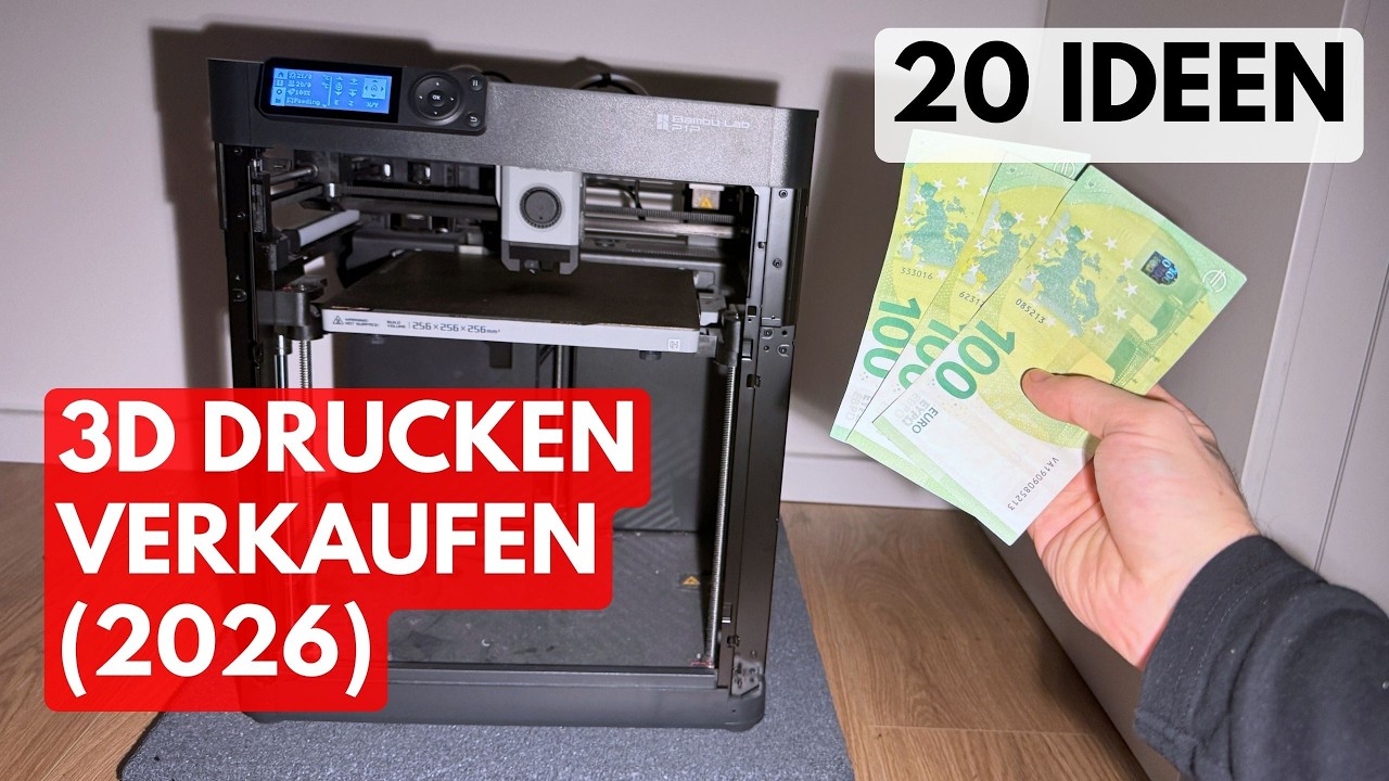 Top 20 3D-Druck Produkte, die sich wirklich verkaufen - YouTube