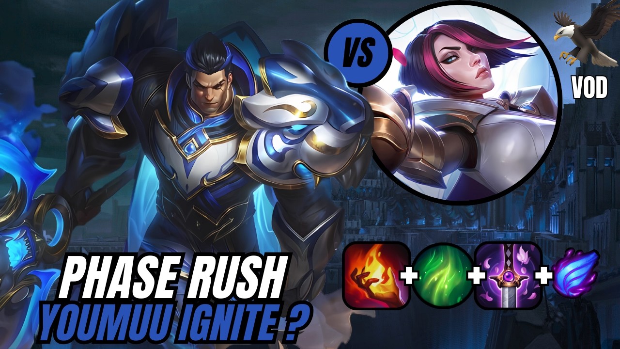 PHASE RUSH YOUMUU IGNITE ?? - SoloQ Master - Darius vs Fiora