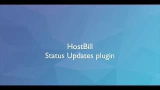 Status Updates plugin overview
