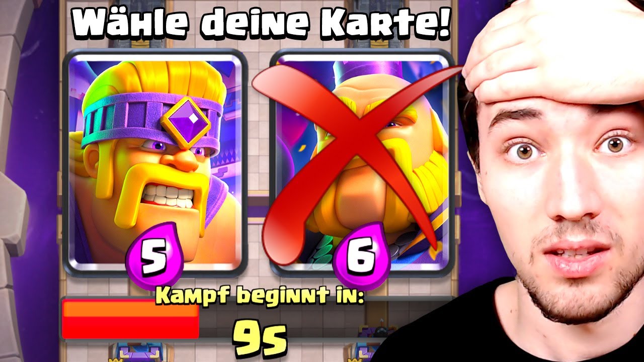 Nur schlechte Karten wählen!