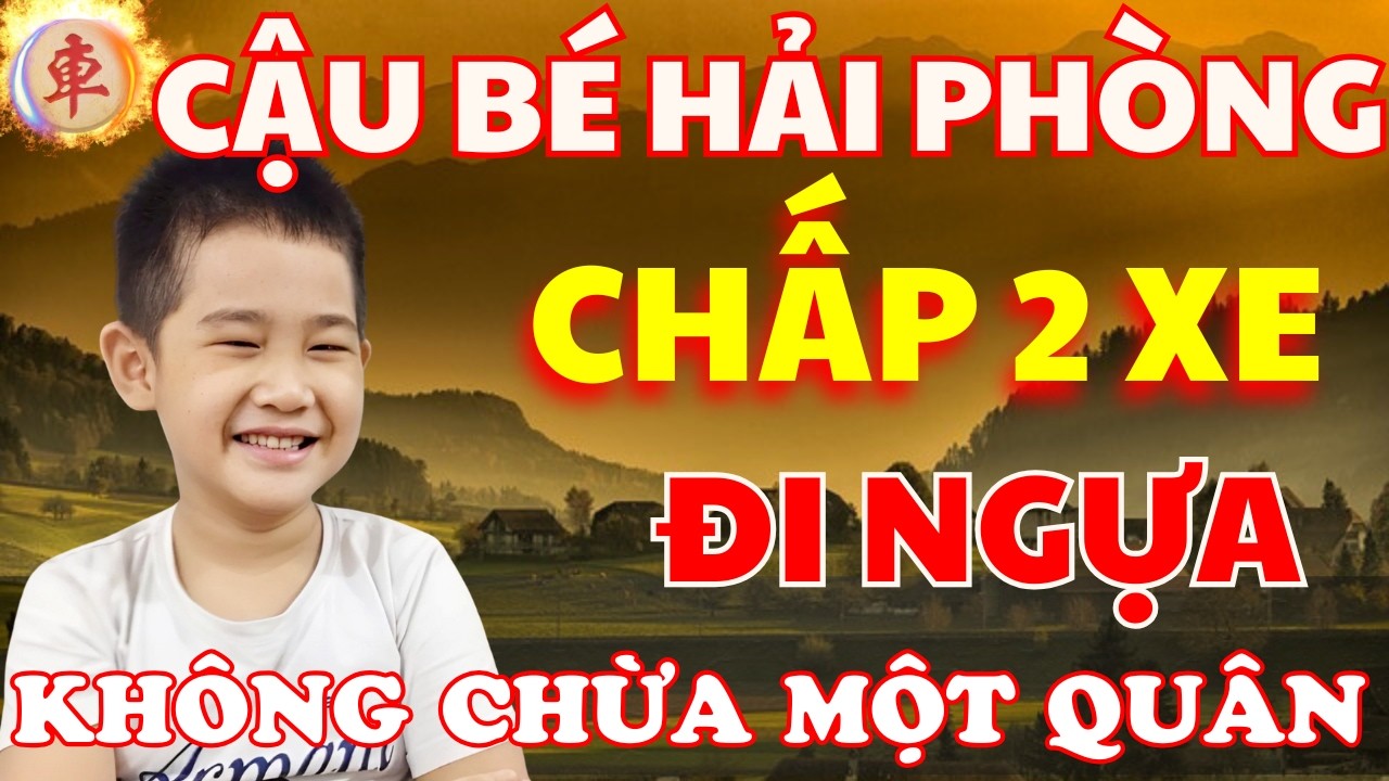 Cờ Tướng | Quá Điên Rồ Chấp Hẳn 2 Xe Chỉ Đi Ngựa Ăn Không Chừa Một Quân