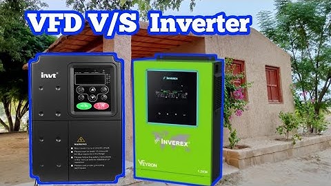 Difference between VFD and Solar Inverter || vfd aur solar inverter mein kya Fark ha || VFD setting