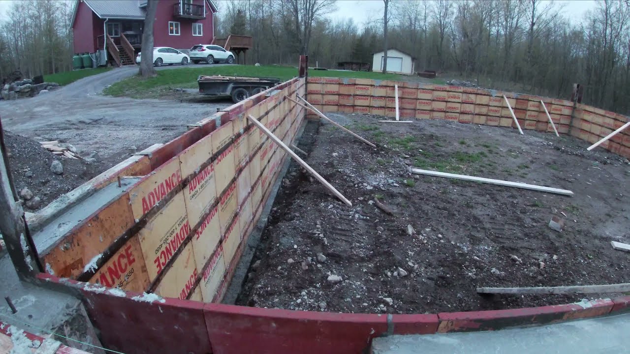 Footers And Frost Walls For A 40 x40 Shop