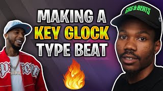 Making a Key Glock Memphis Type Beat In 5 Minutes 🔥| FL Studio ...