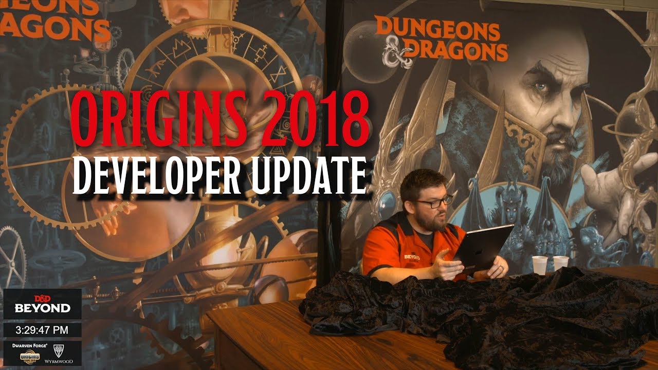 D&D Beyond Developer June Update From Origins 2018 - YouTube