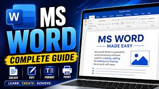 Microsoft Word Class 1 In Urdu || Introduction to MS Word & Interface Explained in Easy Way