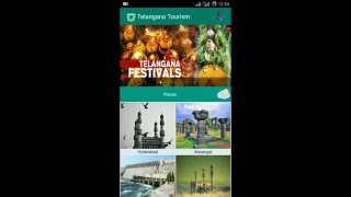 Telangana Tourism Android Application screenshot 1