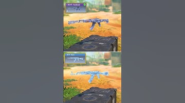AK 47 Frostbrand Vs AK 47 Glacier in CODM💀