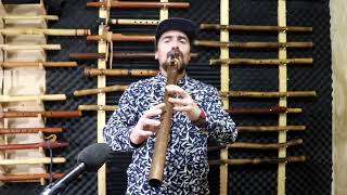 Flauta Nativa Águila tono B bass / Registro grave