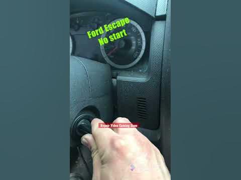 2008-2012 Ford Escape No Crank No Start - YouTube
