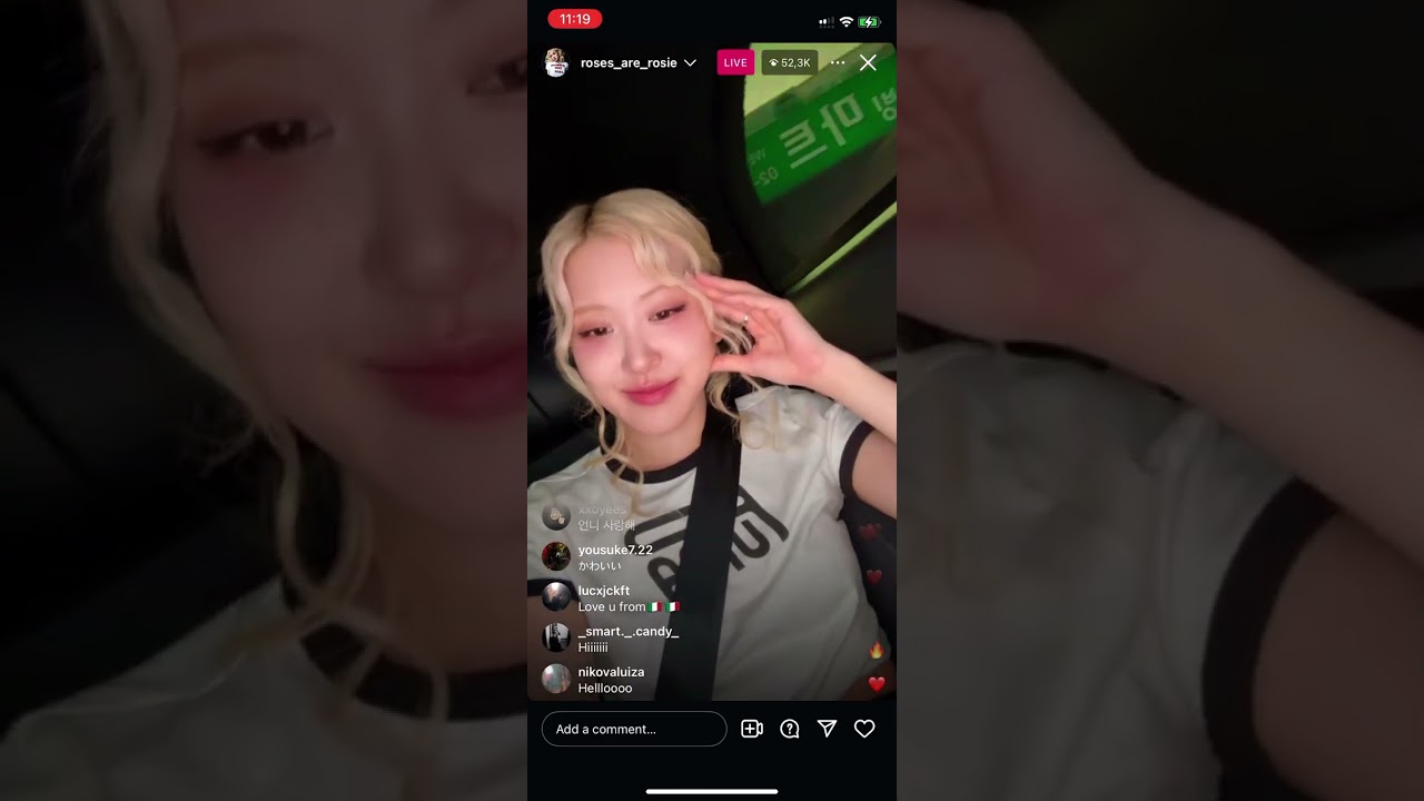 Blackpink Rose Instagram live May 15, 2025 #rosé #rose #blackpink #블랙핑크 #로제 IG live