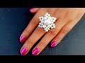 How To Make//Finger Ring//Pearl Ring Making// Useful & Easy