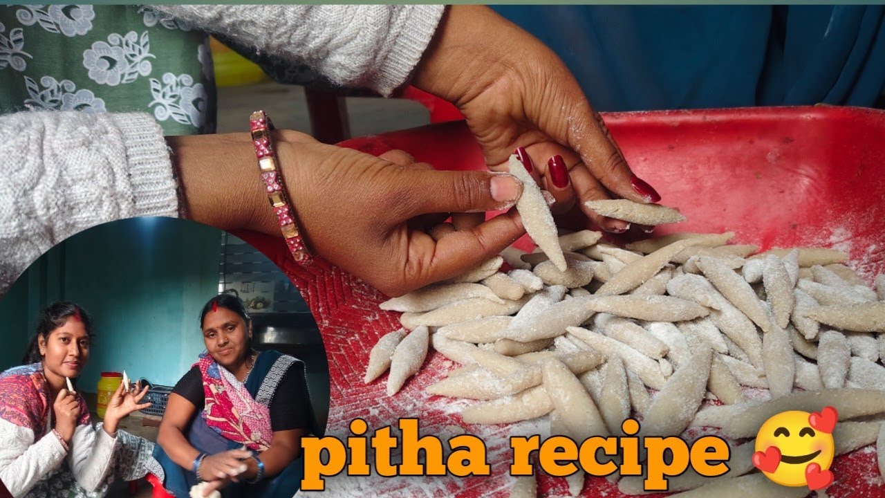 Pitha Jharkhandi special dish recipes 😊|| #viral #cooking | pahli bar pitha bnai me 🥰||