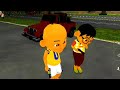 Seru‼️💥Upin dan Ehsan Jembut Mobil Truk kontainer diSuruh Pak Bambang