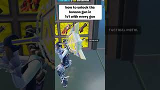 How To Unlock The Banana Gun in 1v1 With Every Gun