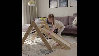Pikler Driehoek - Montessori Klimrek Met Glijbaan