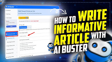How To Write Informative Article with AI Buster | Informative Module Overview | Best AI Writing Tool