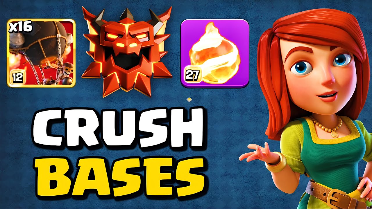 СИЛЬНЕЙШАЯ Армия для РЕЙТИНГОВОГО РЕЖИМА Legends League | FireBall Rocket Loon Clash of Clans