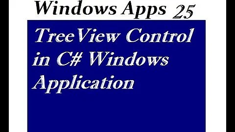 TreeView Control in C# Windows Application