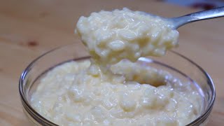 CREAMY RICE PUDDING NO EGGS | EASY AND SIMPLE RICE PUDDING | HOW TO MAKE RICE PUDDING PUDDING RECIPE screenshot 3