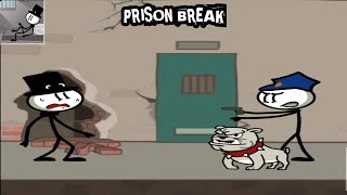 KABUR DARI POLISI-ISTIRAHAT PENJARA PETUALANGAN STICKMAN screenshot 3