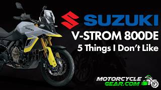 2024 SUZUKI V-STROM 800DE | 5 Things I Don't Like