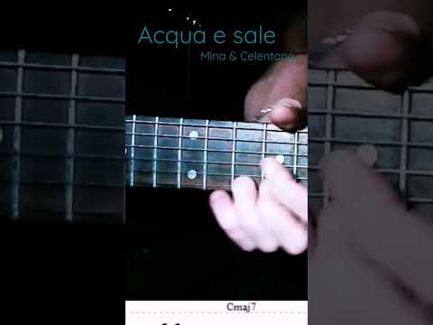 Acqua E Sale Mina Celentano Assolo Guitarcover Acquaesale Minaecelentano