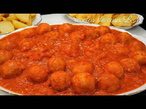 ALBÓNDIGAS DE MERLUZA EN SALSA BUENISMAS Y JUGOSAS | ALBÓNDIGAS