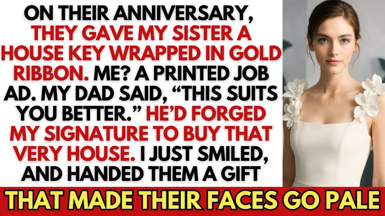 They Gave My Sister A House Key. Me? A Job Ad. I Said Nothing—Then Gave A Gift That Made Them Pale