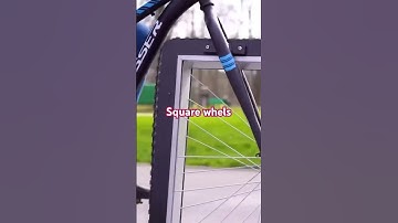 Square wheels on bike 🚲or bicycle #shorts video