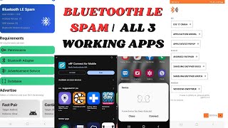 Bluetooth LE Spam using Android Apps | All 3 Apps