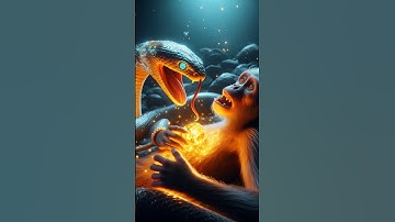 The snake and the monkey saved each other