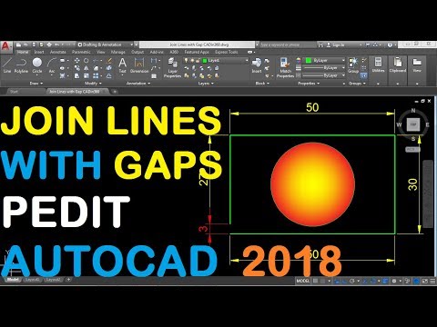 Autocad Join Lines with Gaps using PEDIT command