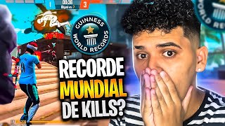 RECORDE MUNDIAL DE KILLS? 36 KILLS NO SOLO VS SQUAD! FREE FIRE