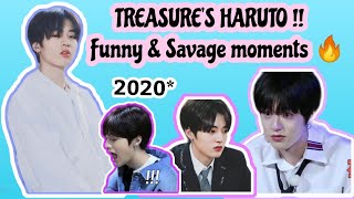 TREASURE's HARUTO funny & savage moments 2020 [ ENG SUB ]