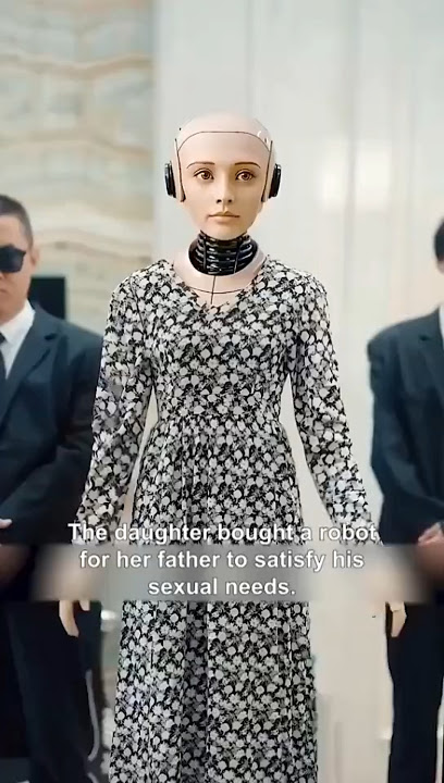 The daughter bought a robot for her father to satisfy his sexual needs.