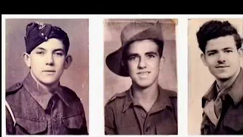 Ken. Eric. John. Grandad War Photo's   We'll Meet Again