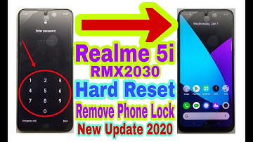 Realme 5i(RMX2030)Hard Reset||Remove Phone Lock 2020||Unlock Pattern/Pin/Face/Password 100% Working