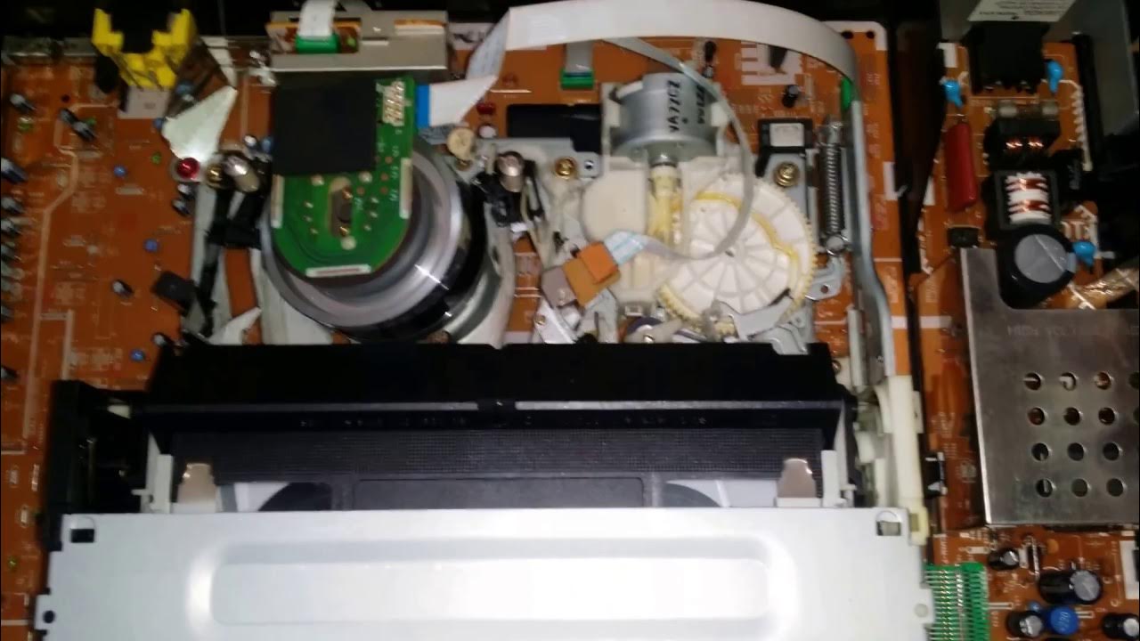 VCR loading mechanism sound and inside view YouTube