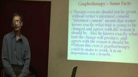 Graphology -- Identifying & Improving Psychological Health Part 4.wmv
