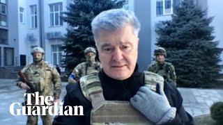 Ex-Ukrainian president asks Johnson not to compare war to Brexit
