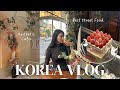 Korea vlog  aesthetic cafe hopping korean street food gangnam