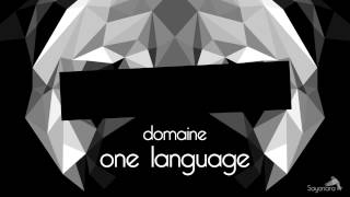 Domaine - One Language (Original Mix) [Sayonara] Resimi