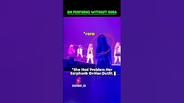 Rora Came Down From The Stage. #shorts #babymonster #rora #rami #fypシ゚