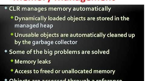 Memory Management in .net