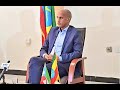 Madaxweyne Mustafe Cagjar Oo Shacabkiisa Kala Hadlay Xiisadda Ka Soo Korodhay Gobolka Tigreega Madaxweyne Mustafe Cagjar Oo Shacabkiisa Kala Hadlay Xiisadda Ka Soo Korodhay Gobolka Tigreega