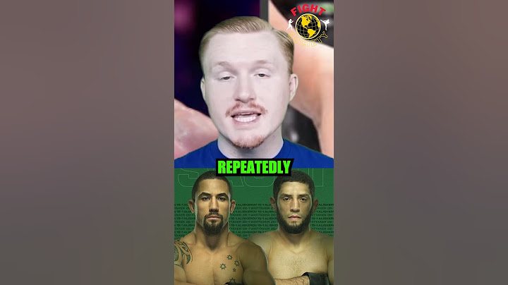 Robert Whittaker vs. Ikram Aliskerov SHOULD NOT BE HAPPENING