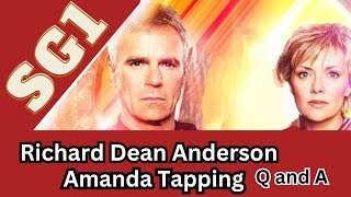 SG1 Stargate Richard Dean Anderson and Amanda Tapping on Stage Basingstoke Comic Con 2024 #sg1