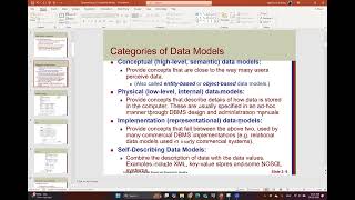 Week #2 ch2 Database System Concepts and Architecture